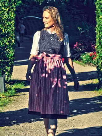 Dominika Rotthaler, w trakcie prezentacji Dirndl.