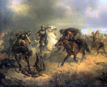 Potyczka z Tatarami (Maksymilian Gierymski)